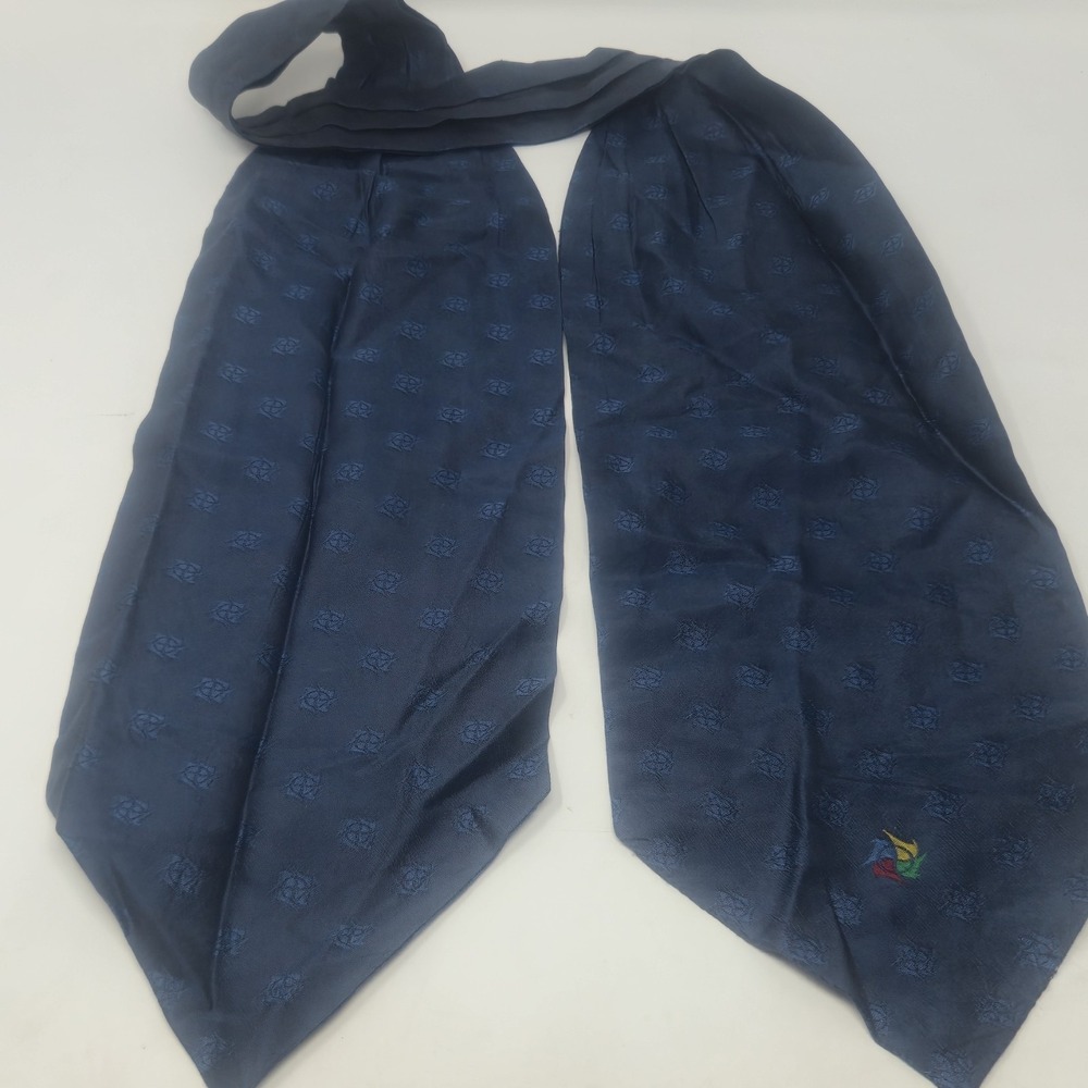 Official World's Fair 2000 Hannover Silk Ascot Cravat - TUI World Partner